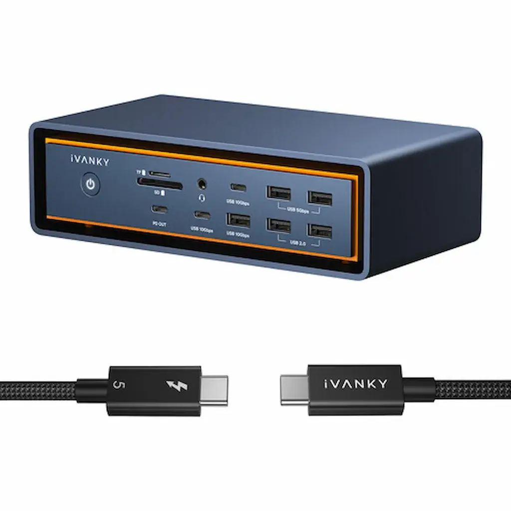 iVANKY FusionDock Max 2 Thunderbolt 5 docking station for Mac