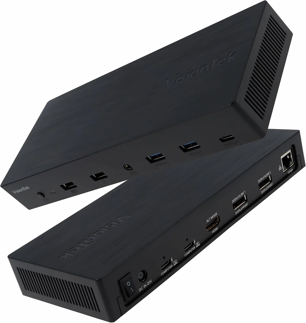 VisionTek VT4950 KVM Docking Station Triple Display DisplayLink USB-C